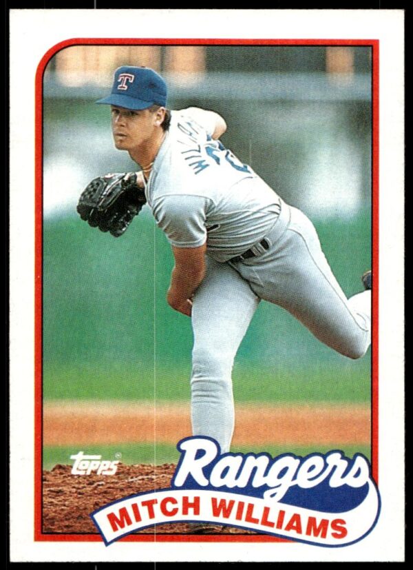 1989 Topps Mitch Williams #411 (Front)
