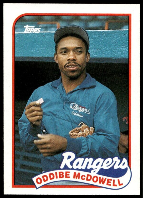 1989 Topps Oddibe McDowell #183 (Front)