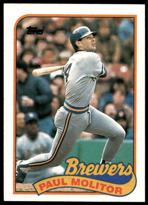 1989 Topps Paul Molitor #110 (Front)