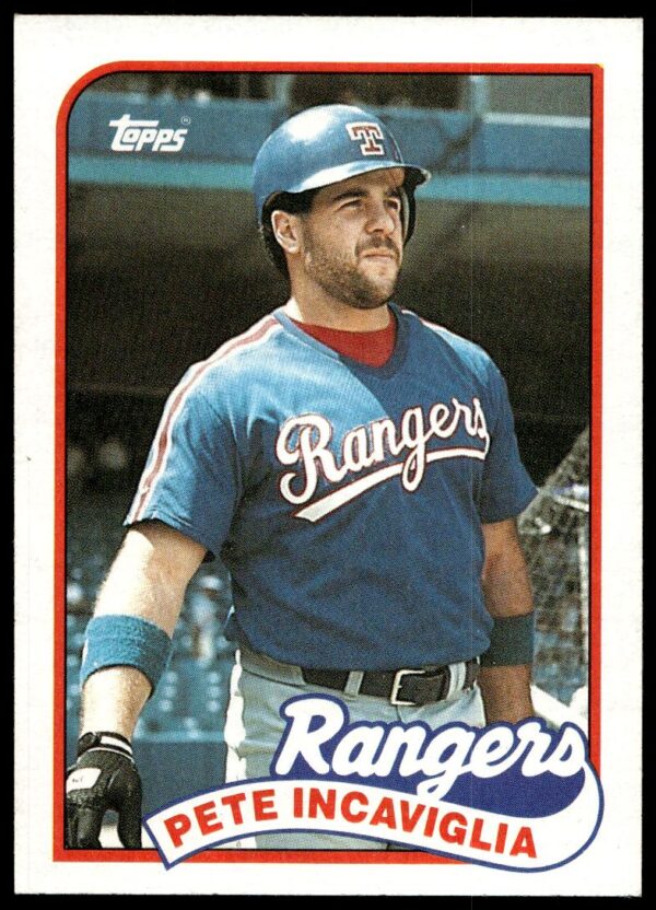 1989 Topps Pete Incaviglia #706 (Front)
