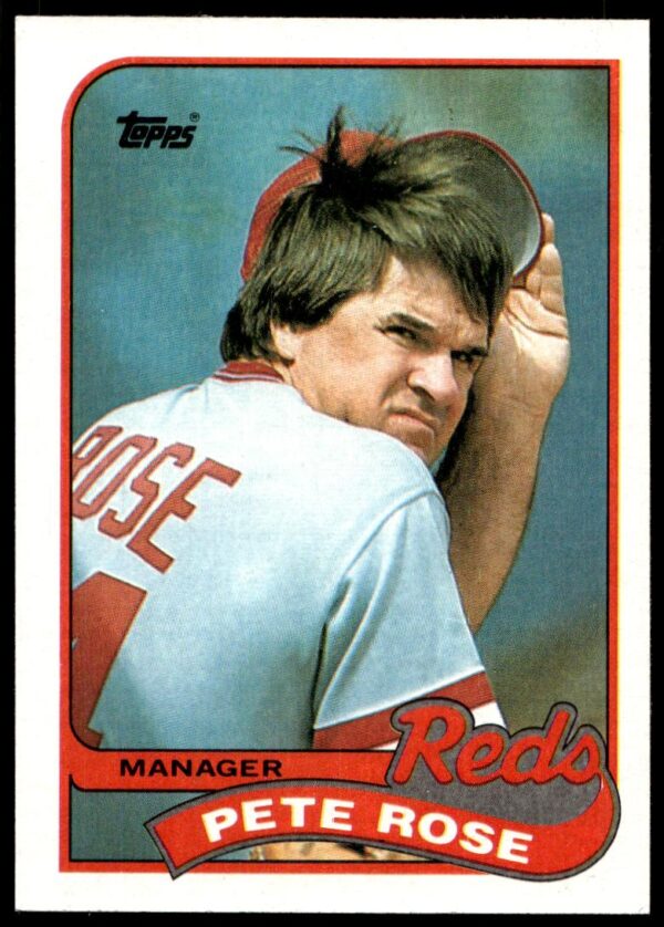 1989 Topps Pete Rose #505 (Front)