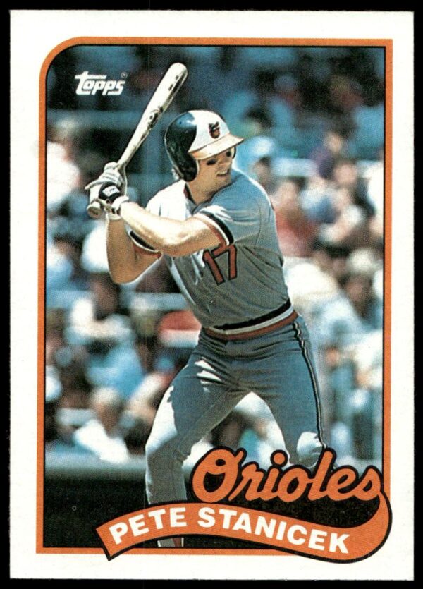 1989 Topps Pete Stanicek #497 (Front)