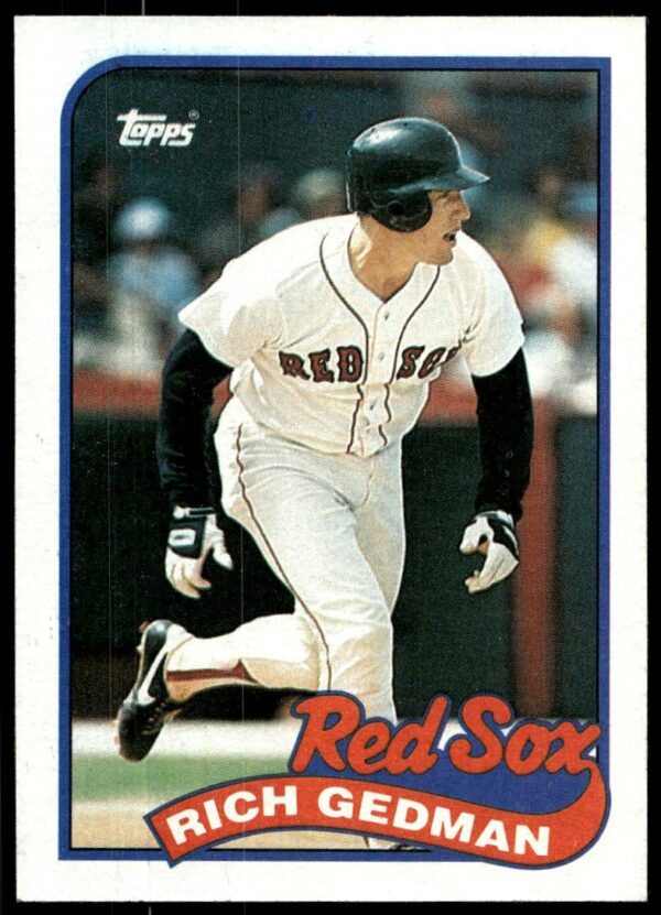 1989 Topps Rich Gedman #652 (Front)