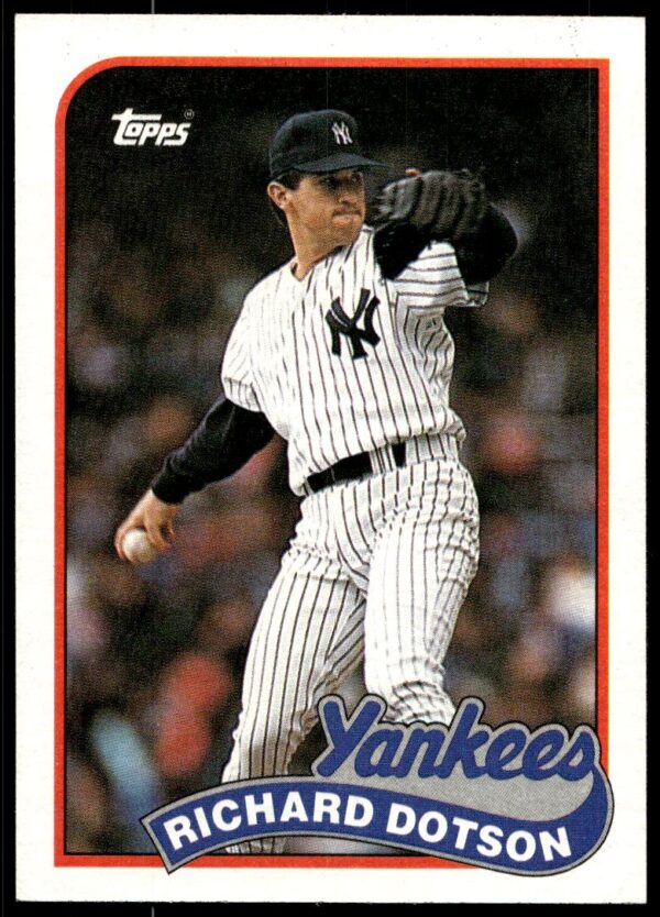 1989 Topps Richard Dotson #511 (Front)