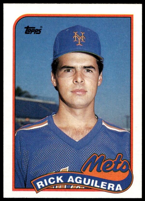 1989 Topps Rick Aguilera #257 (Front)