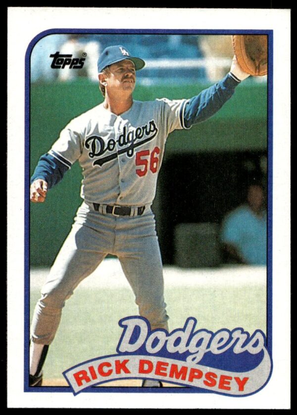 1989 Topps Rick Dempsey #606 (Front)