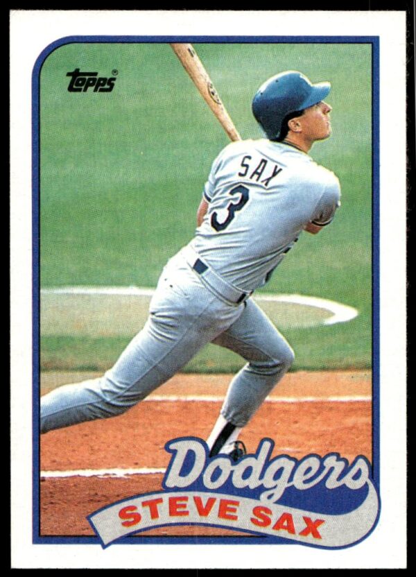 1989 Topps Steve Sax #40 (Front)