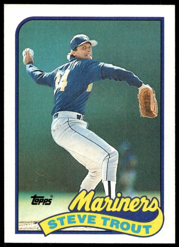 1989 Topps Steve Trout #54 (Front)