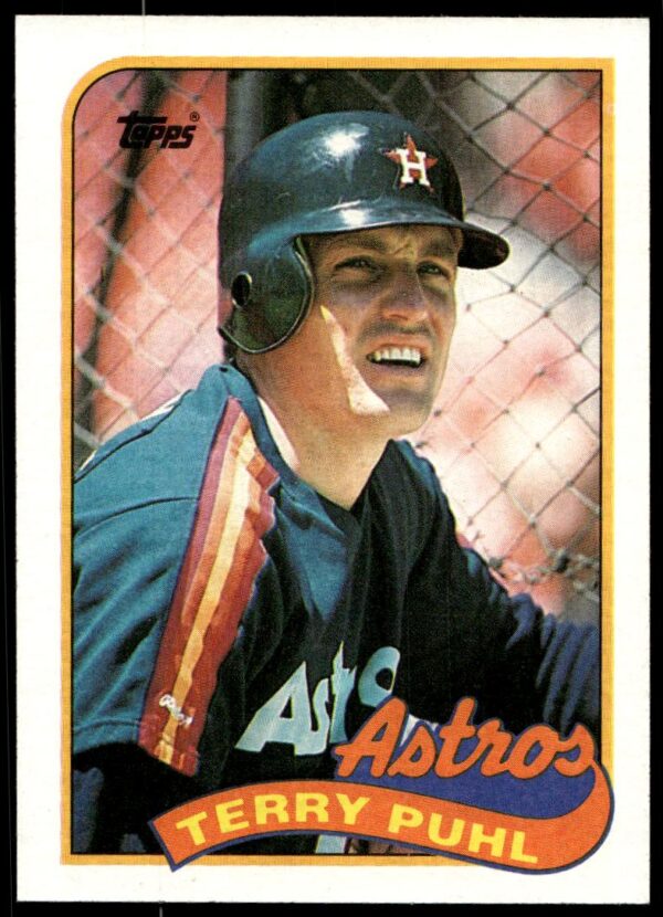 1989 Topps Terry Puhl #119 (Front)