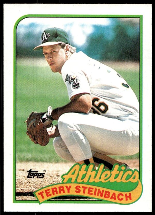 1989 Topps Terry Steinbach #725 (Front)