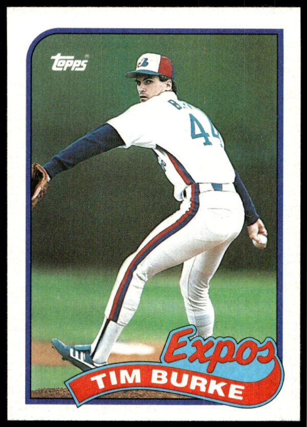 1989 Topps Tim Burke #48 (Front)