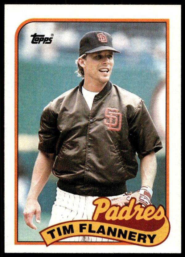 1989 Topps Tim Flannery #379 (Front)