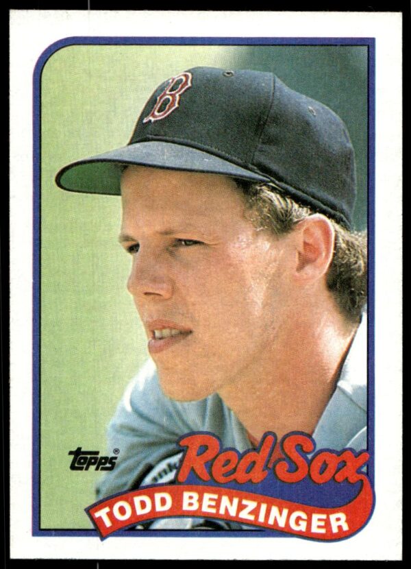 1989 Topps Todd Benzinger #493 (Front)