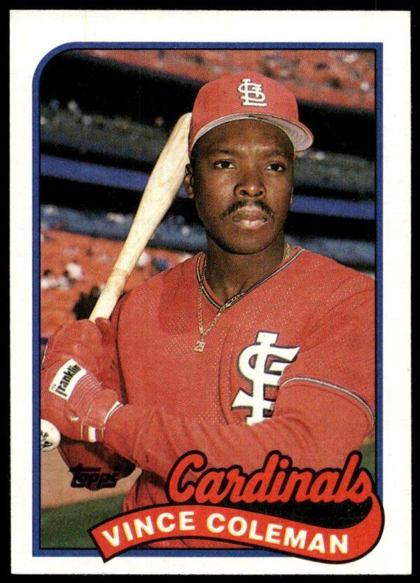 1989 Topps Vince Coleman #90 (Front)