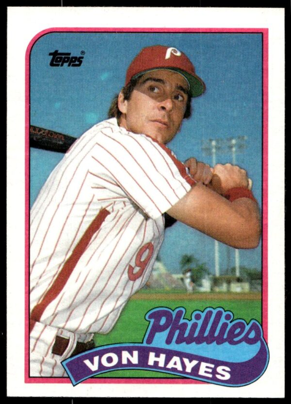 1989 Topps Von Hayes #385 (Front)