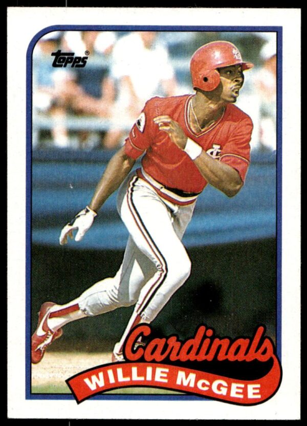 1989 Topps Willie McGee #640 (Front)