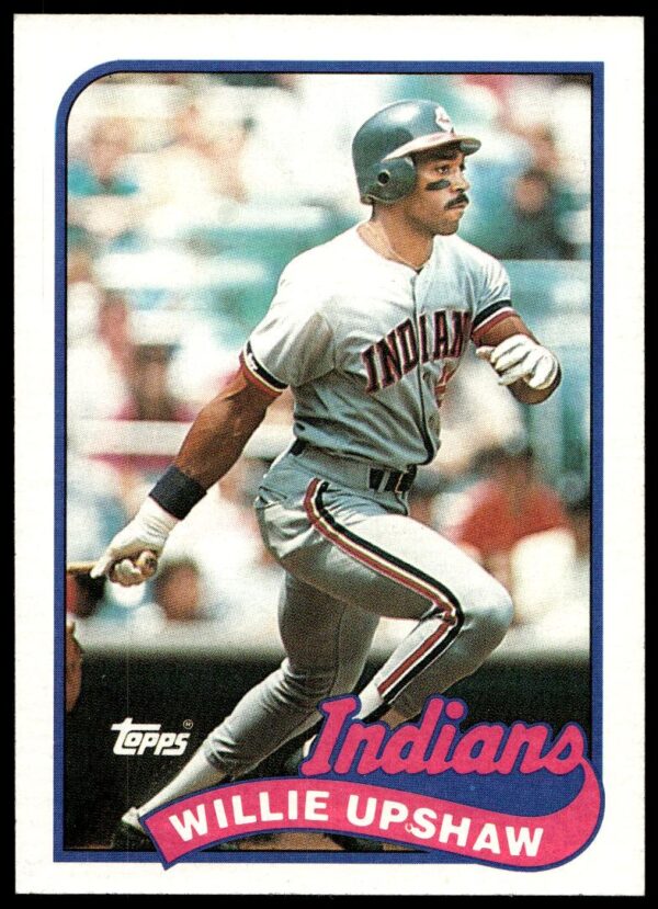 1989 Topps Willie Upshaw #106 (Front)