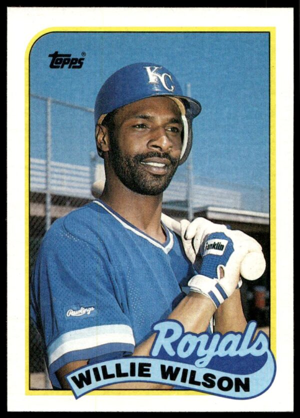 1989 Topps Willie Wilson #168 (Front)