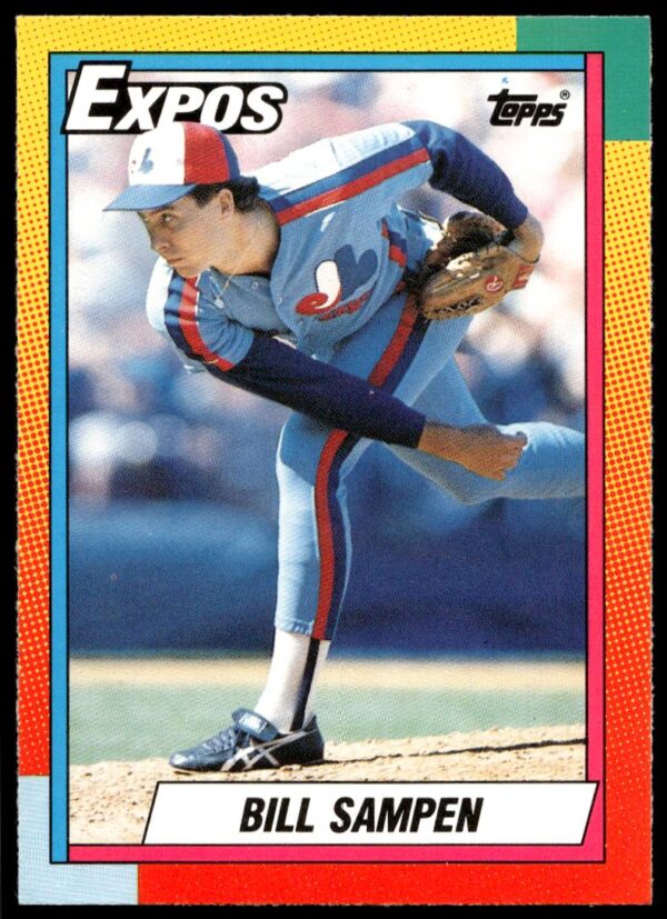 1990 Topps Traded Bill Sampen #108T (Front)