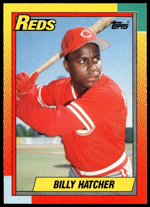 1990 Topps Traded Billy Hatcher #38T (Front)
