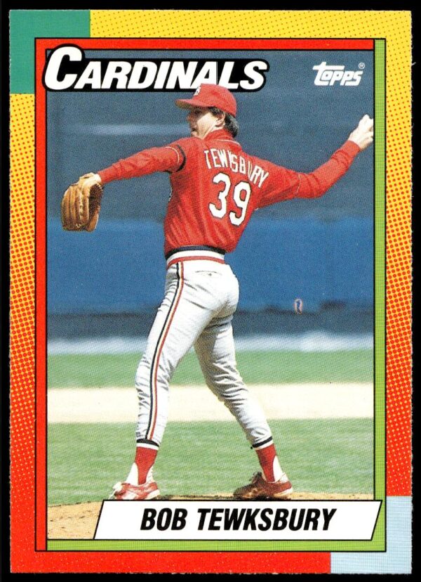 1990 Topps Traded Bob Tewksbury #122T (Front)