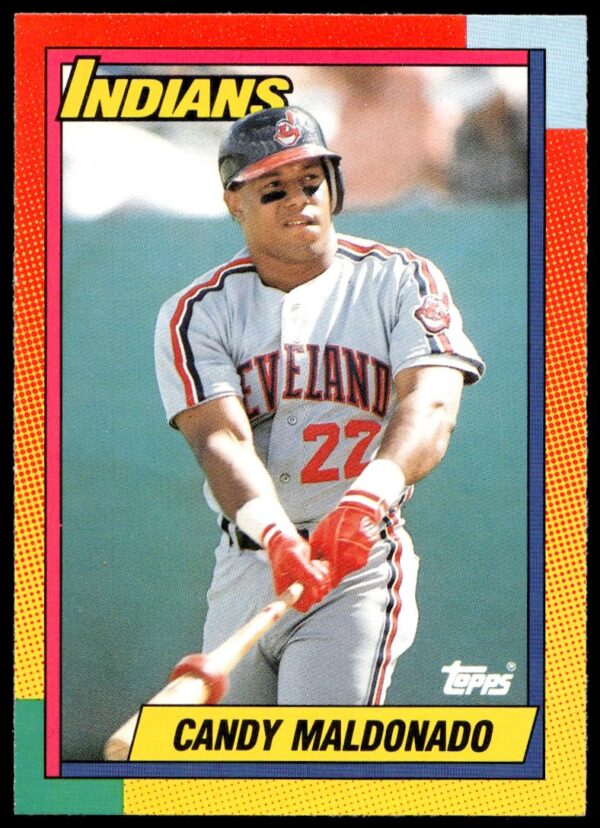 1990 Topps Traded Candy Maldonado #65T (Front)