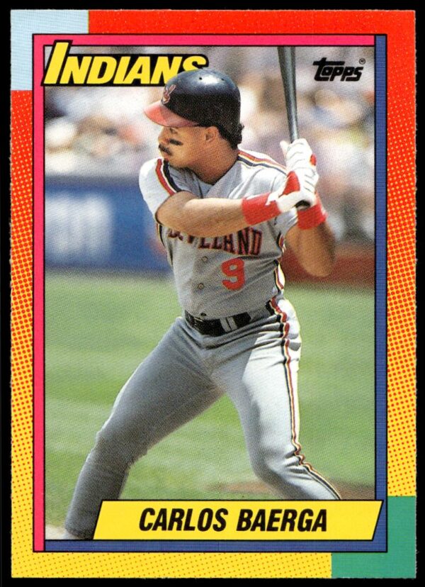 1990 Topps Traded Carlos Baerga #6T (Front)