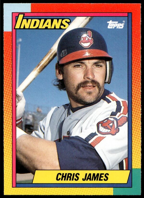1990 Topps Traded Chris James #46T (Front)