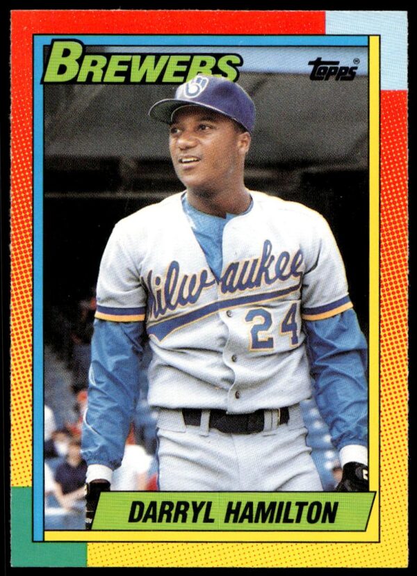 1990 Topps Traded Darryl Hamilton #35T (Front)
