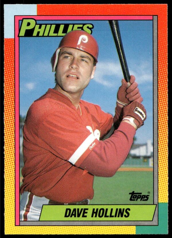 1990 Topps Traded Dave Hollins #41T (Front)