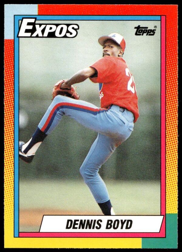 1990 Topps Traded Dennis Boyd #12T (Front)