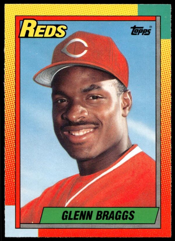 1990 Topps Traded Glenn Braggs #13T (Front)