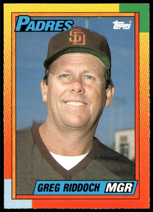 1990 Topps Traded Greg Riddoch #102T (Front)