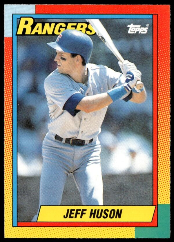 1990 Topps Traded Jeff Huson #45T (Front)