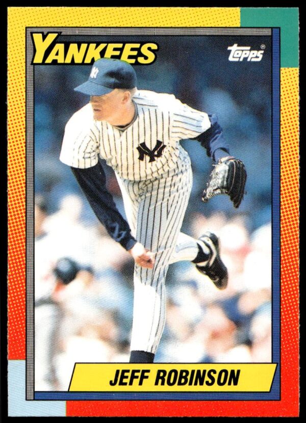 1990 Topps Traded Jeff Robinson #103T (Front)