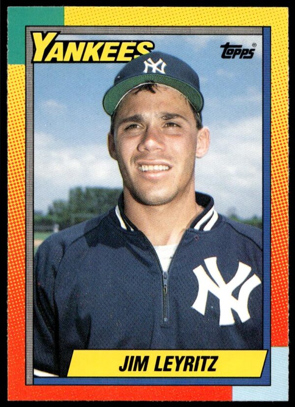 1990 Topps Traded Jim Leyritz #61T (Front)
