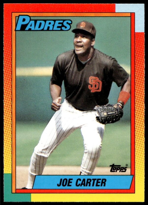 1990 Topps Traded Joe Carter #20T (Front)