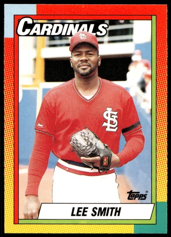1990 Topps Traded Lee Smith #118T (Front)