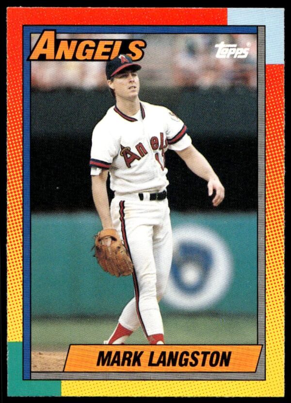 1990 Topps Traded Mark Langston #54T (Front)