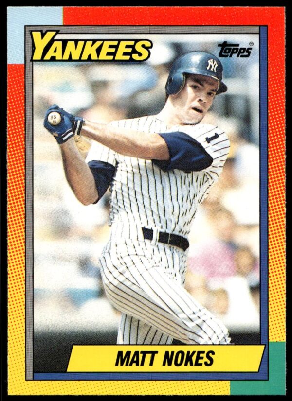 1990 Topps Traded Matt Nokes #81T (Front)