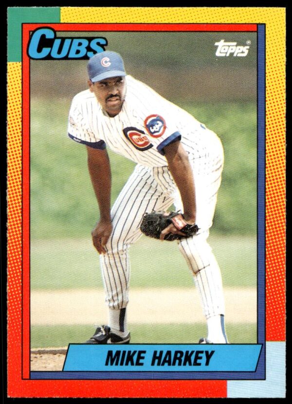 1990 Topps Traded Mike Harkey #36T (Front)