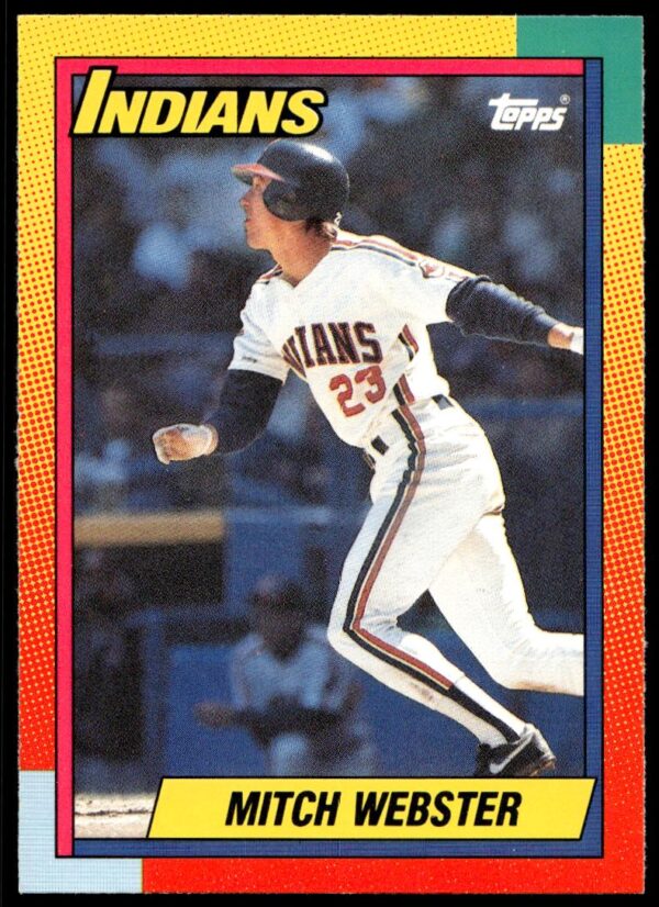 1990 Topps Traded Mitch Webster #127T (Front)