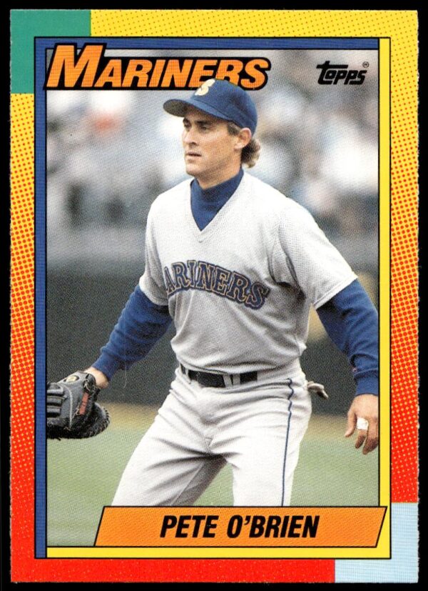 1990 Topps Traded Pete O'Brien #82T (Front)
