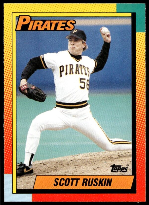 1990 Topps Traded Scott Ruskin #106T (Front)