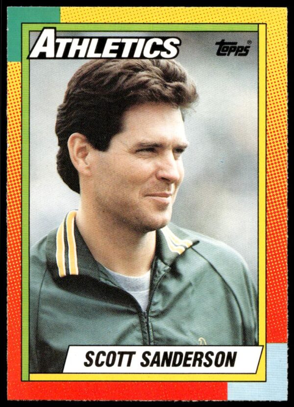 1990 Topps Traded Scott Sanderson #110T (Front)