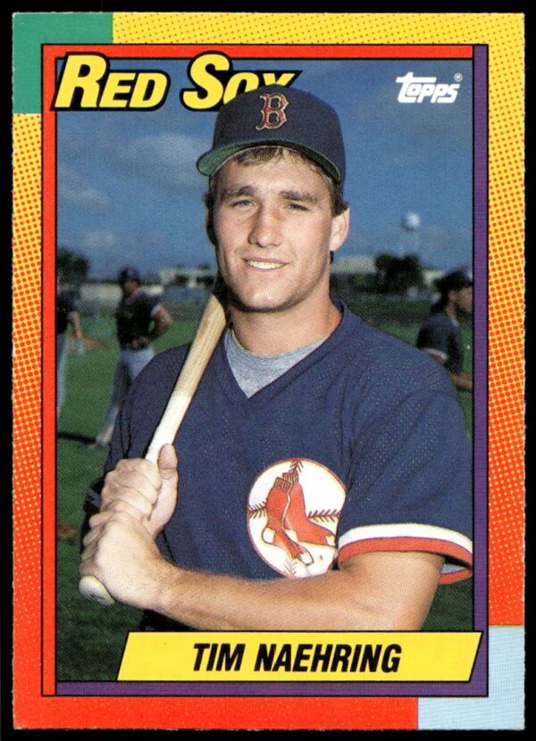 1990 Topps Traded Tim Naehring #79T (Front)