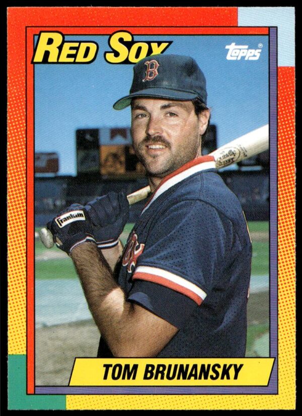 1990 Topps Traded Tom Brunansky #15T (Front)