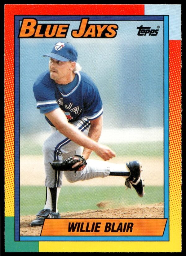 1990 Topps Traded Willie Blair #8T (Front)