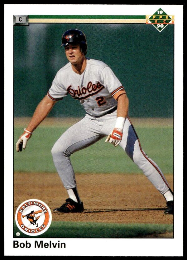 1990 Upper Deck Bob Melvin #644 (Front)