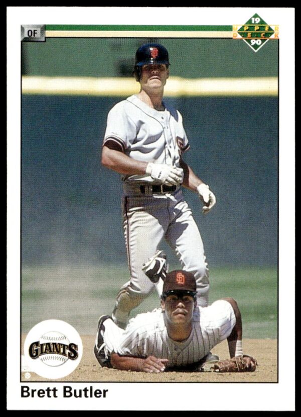 1990 Upper Deck Brett Butler #119 (Front)